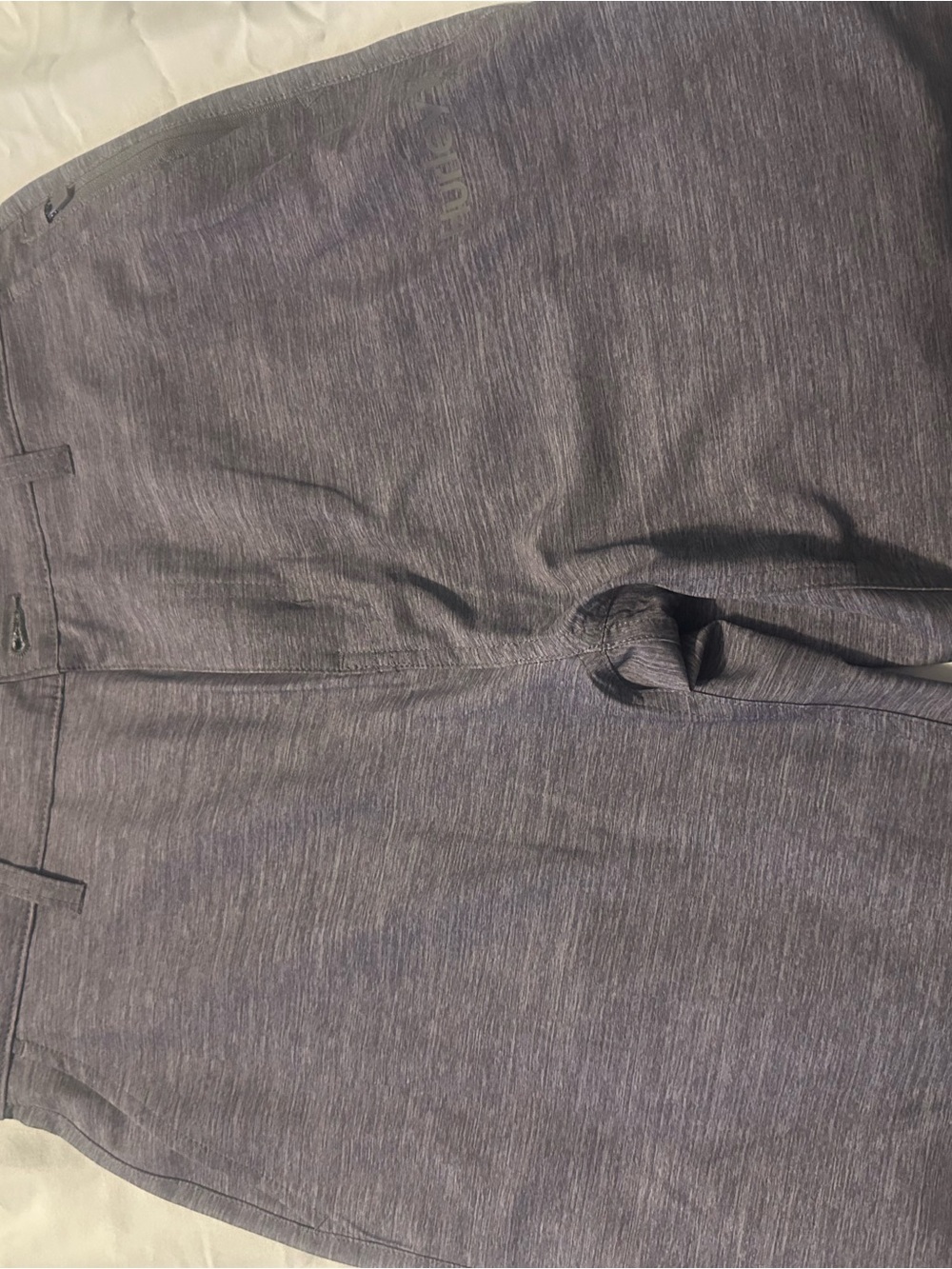 Hurley Men's Heathered Charcoal Performance Hybrid Shorts